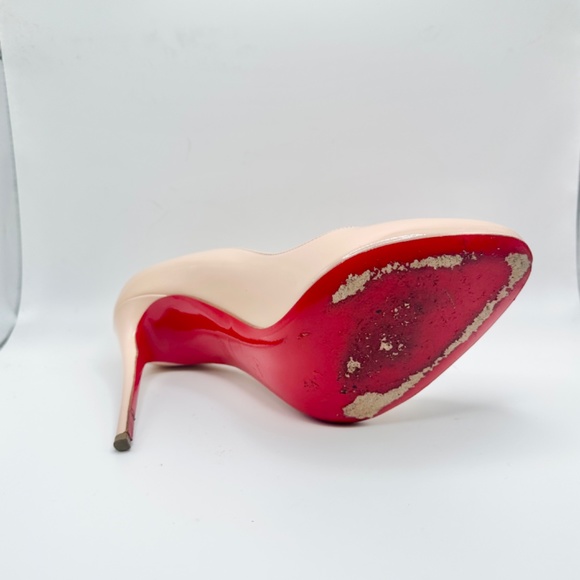Christian Louboutin Pink Patent Leather Heels - Picture 9 of 14